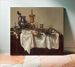 Πίνακας, Banquet Piece with Mince Pie (1635) by Willem Claesz Heda