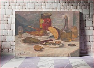 Πίνακας, Banquet still life by Štefan Polkoráb