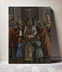 Πίνακας, Baptism, 1925, Juho Rissanen