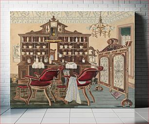 Πίνακας, Barber Shop (1935–1942) by Perkins Harnly