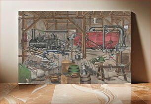 Πίνακας, Barn Gangway (1935–1942) by Perkins Harnly