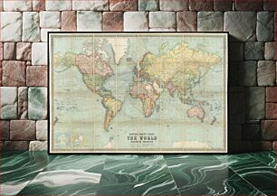 Πίνακας, Bartholomew's chart of the world on Mercator's projection