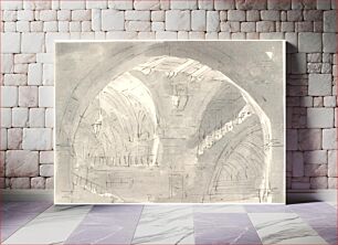 Πίνακας, Basement room with vaults by Aron Wallick