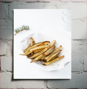 Πίνακας, Basket of French Fries Καλάθι πατάτες τηγανιτές