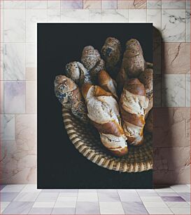 Πίνακας, Basket of Fresh Bread Καλάθι με φρέσκο ​​ψωμί
