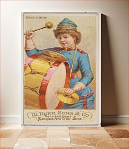 Πίνακας, Bass Drum, from the Musical Instruments series (N82) for Duke brand cigarettes