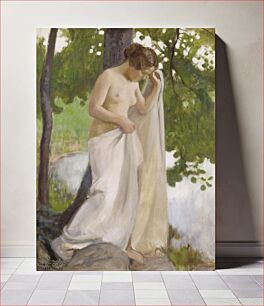 Πίνακας, Bathing sheet, 1906, Eero Järnefelt