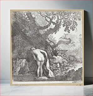 Πίνακας, Bathing woman, rear view by Moyses Van Wtenbrouck