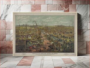 Πίνακας, Battle of Shiloh - April 6th 1862 / Cosack & Co. Lith. Buffalo & Chicago