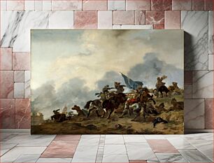 Πίνακας, Battle Scene by Philips Wouwerman