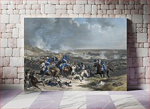 Πίνακας, Battlefield during the napoleonic wars, French Graphic Designer