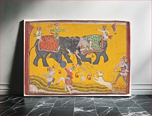 Πίνακας, Battling Elephants