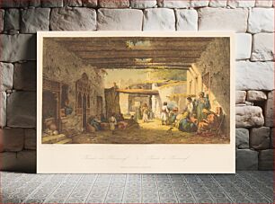 Πίνακας, Bazaar in beni suef, Karol ľudovít Libay