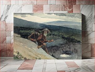 Πίνακας, Bear Hunting, Prospect Rock by Winslow Homer