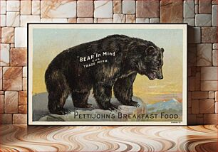 Πίνακας, "Bear" in mind our trademark. Pettijohn's Breakfast Food