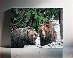 Πίνακας, Bears in the Forest Αρκούδες στο Δάσος