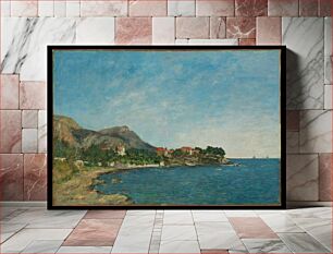Πίνακας, Beaulieu: The Bay of Fourmis by Eugène Boudin