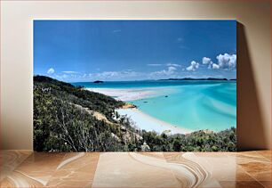 Πίνακας, Beautiful Beach Panorama Πανέμορφο Πανόραμα Παραλίας