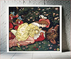 Πίνακας, Beauty and the Beast ca. 1901 by Walter Crane