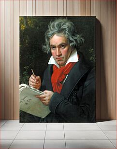 Πίνακας, Beethoven portrait (1820) romanticism oil painting by Joseph Karl Stieler