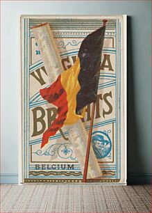 Πίνακας, Belgium, from Flags of All Nations, Series 1 (N9) for Allen & Ginter Cigarettes Brands