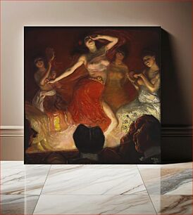 Πίνακας, Belly dancer, 1903, Antti Favén
