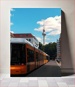 Πίνακας, Berlin City Tram and TV Tower Βερολίνο City Tram and TV Tower