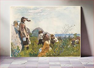 Πίνακας, Berry Pickers (1873) by Winslow Homer