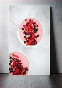 Πίνακας, Berry Smoothie Bowls Μπολ Smoothie Berry