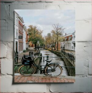 Πίνακας, Bicycle by the Canal Ποδήλατο δίπλα στο κανάλι