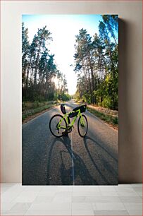 Πίνακας, Bicycle on a Forest Road Ποδήλατο σε δασικό δρόμο