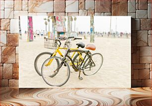 Πίνακας, Bicycles on the Beach Ποδήλατα στην παραλία