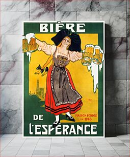 Πίνακας, Biere de l'Esperance, Beer of Hope (2012) chromolithograph by AlfvanBeem