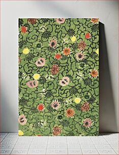 Πίνακας, Bingata blossom flower fabric pattern