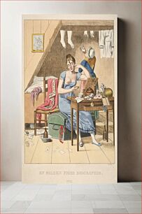 Πίνακας, Biography of a fallen girl.No.3 by C.W. Eckersberg