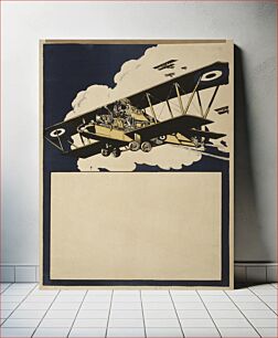Πίνακας, [Biplanes] / Printed by Hill, Siffken & Co., Ltd. (L.P.A. Ltd.), Grafton Works, Holloway, N.7