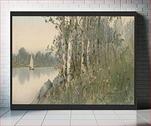 Πίνακας, Birchpoint / Louis K. Harlow ; by Louis K. Harlow