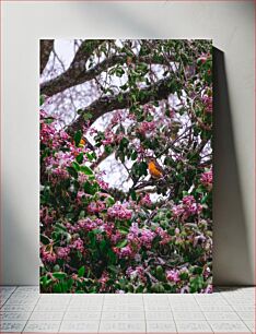 Πίνακας, Bird Among Blossoms Πουλί Ανάμεσα στα Άνθη