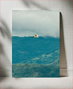 Πίνακας, Bird in Flight Over Mountains Πουλί σε πτήση πάνω από βουνά