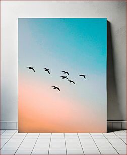 Πίνακας, Birds Flying at Dusk Πουλιά που πετούν το σούρουπο