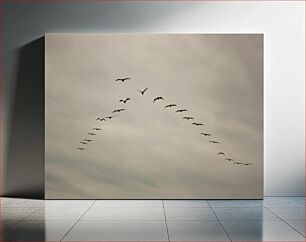 Πίνακας, Birds Flying in Formation Πουλιά που πετούν σε σχηματισμό