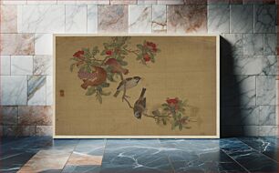 Πίνακας, Birds, Fruit, and Flowers, Wu Zhang