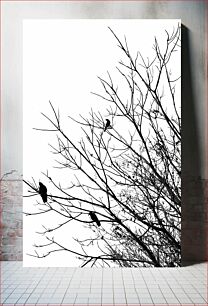 Πίνακας, Birds on Bare Tree Πουλιά σε γυμνό δέντρο