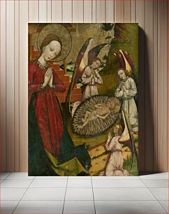 Πίνακας, Birth of jesus (adoration), fragment of altar wing from spišská stará ves;