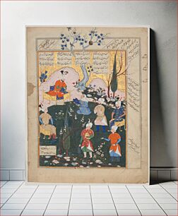 Πίνακας, "Birth of Zal", Folio from a Shahnama (Book of Kings) by Abu'l Qasim Firdausi (author)