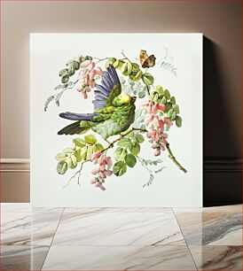 Πίνακας, Birthday cards with decorative birds, flowers, and butterflies from The Miriam and Ira D. Wallach Division Of Art, Prints and Photographs: Picture Collection published by