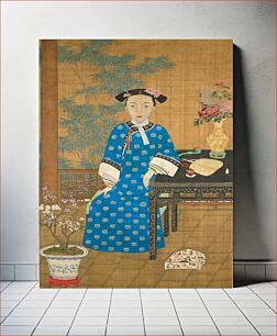 Πίνακας, Birthday Portrait of a Young Manchu Lady (ca. 1800–1850)