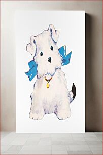 Πίνακας, Bitsy paper doll dog (1945–1947) chromolithograph art