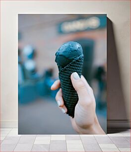 Πίνακας, Black Ice Cream Cone Μαύρο χωνάκι παγωτού