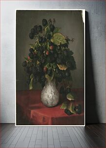 Πίνακας, Blackberries in a vase